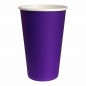 Бумажный стакан «Фиолетовый» 400 мл
