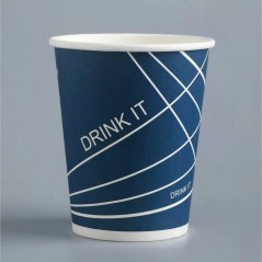 Стакан бумажный "Drink it" для горячих напитков, 250 мл, d 80 мм 50 шт/уп