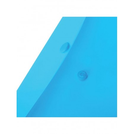 Папка конверт с кнопкой вертикальная А4, серия «Стандарт», 0,18мм, синий цвет