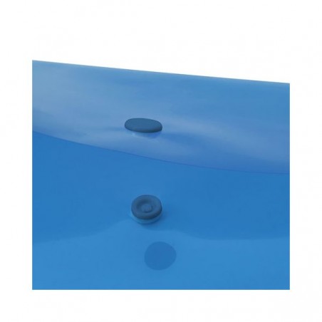 Папка-конверт с кнопкой горизонтальная А4, серия «Стандарт», 0,18мм, синий цвет