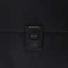 Портфель-картотека пластиковый А4 черный 327х232х40 мм, 12 отделений