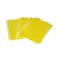 Файл вкладыш желтый с перфорацией A4, 35 мкм 100 штук.