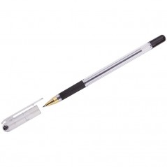 Ручка шариковая MC-Gold, черная, толщина 0,5. Корея
