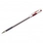 Ручка шариковая Option, красная, толщина 0,5. Корея