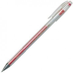Ручка гелевая, красная. Толщина 0,5. Crown HJR-500  Корея