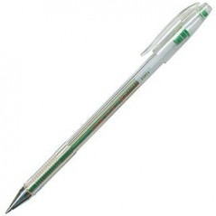 Ручка гелевая, зеленая. Толщина 0,5. Crown HJR-500  Корея