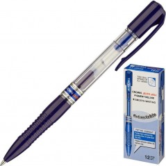 Ручка гелевая автоматическая, синия. Толщина 0,5. Crown AJ-3000N  Корея