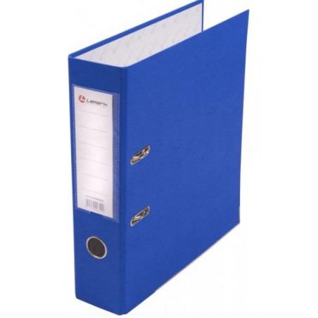Папка-регистратор А4, 75 мм, PP Lamark, , бумвинил, металлическая окантовка, карман на корешок, собранная, синяя