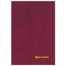 Книга учета 96 л., линия, твердая, бумвинил, блок офсет, А4 200х290 мм, BRAUBERG