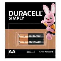 Батарейки мизинчиковые Duracell Simply AAA (LR03) алкалиновые, 2 шт/уп.