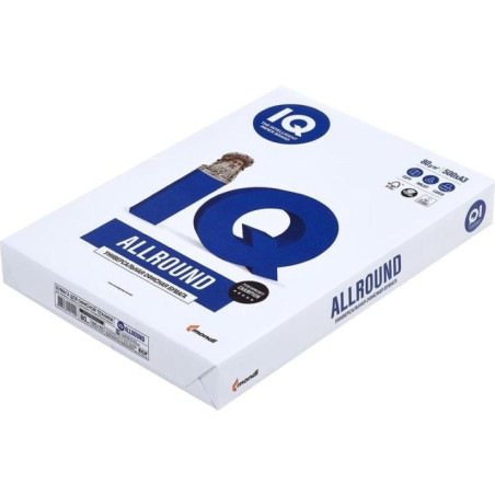 Бумага офисная IQ allround A4, 80 г/м2, 500 листов. 430 рублей