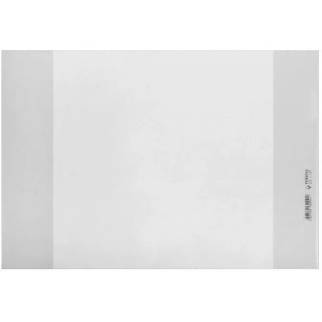 Обложка для тетрадей Ремарка, ПВХ,  210 х 345 мм., 100мкм, набор 5 шт. цвет прозрачный.
