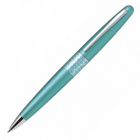 Ручка PILOT MR Retro Pop 1.0 мм шариковая, бирюзовый металлик, синие чернила, в подарочном футляре