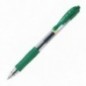 Ручка PILOT G-2, 0.5 мм, автоматическая, гелевые зеленые чернила, грип