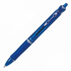 Ручка PILOT Acroball 15F (0.7 мм), шариковая автоматическая, синие чернила, грип
