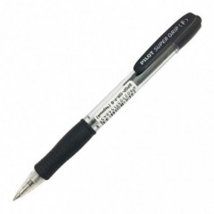 Ручка PILOT Super Grip F (0.7 мм) шариковая автоматическая, черные чернила, грип