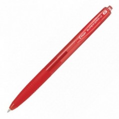 Ручка PILOT Super Grip G F (0.7 мм) шариковая автоматическая, красные чернила, грип