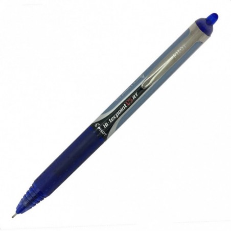 Ручка PILOT Hi Tecpoint V5, 0.5 мм, автоматический роллер, синие чернила, грип