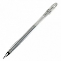 Ручка PILOT G-1, 0.7 мм, гелевые серебряные чернила