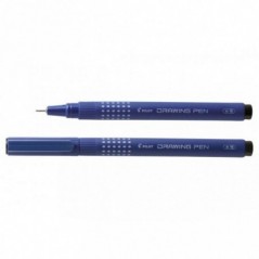 Ручка капиллярная PILOT Drawing Pen 0.2, наконечник 0.6 мм, линия 0.35 мм, черная