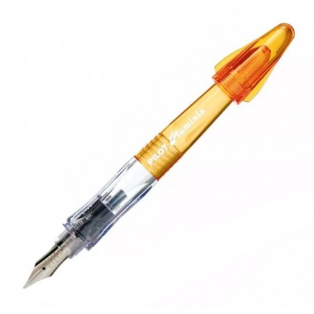 Ручка перьевая PILOT Pluminix mini, перo Medium, оранжевый корпус