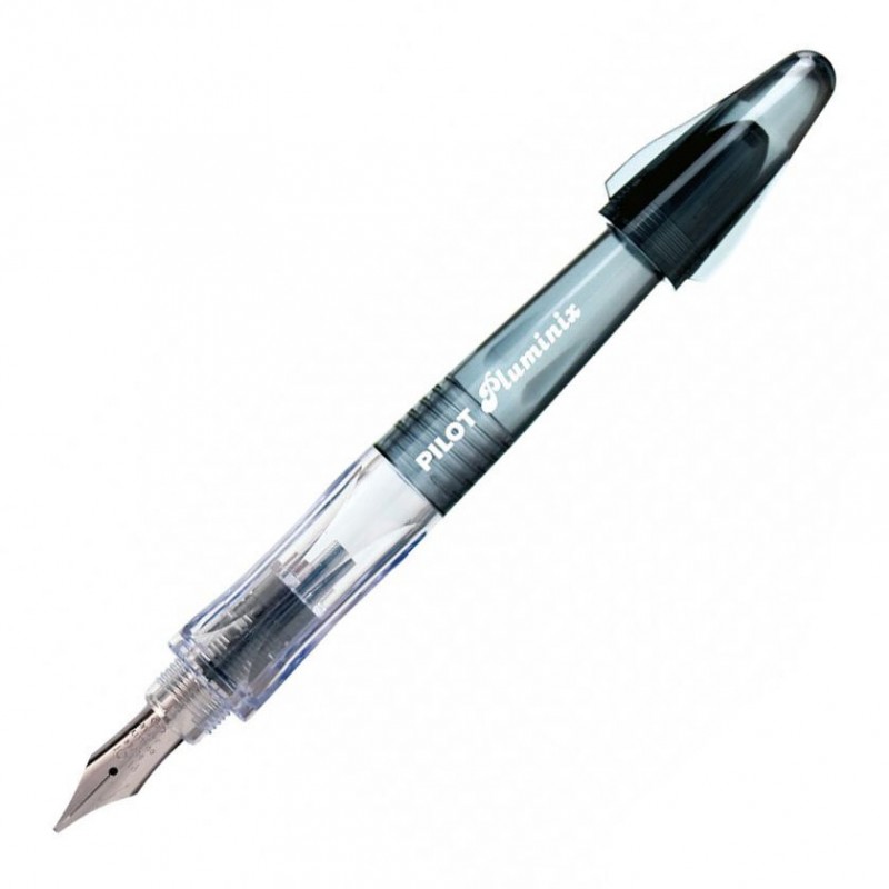 Ручка перьевая PILOT Pluminix mini, перo Medium, черный корпус