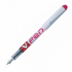 Ручка перьевая PILOT V-Pen Erasable, одноразовая, розовые чернила