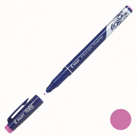Ручка капиллярная PILOT FriXion Fineliner, наконечник 1.3, линия 0.45 мм, розовый