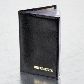 Обложка для автодокументов STAFF "Profit", экокожа, "DOCUMENTS", черная