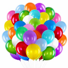 Шары воздушные 30 см, 100 штук, "ЯРКИЕ ЦВЕТА", ассорти, BRAUBERG KIDS