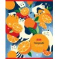 Тетрадь Hatber "Апельсиновые истории" А5, 48 листов, линия, на скобе, обложка мел. картон, выборочный лак, 48Т5вмВ2