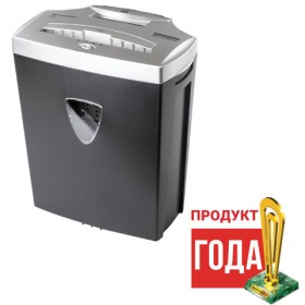 Уничтожитель (шредер) BRAUBERG S12, 4 уровень секретности, фрагменты 4х35 мм, 12 листов, корзина 25 литров