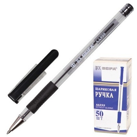 Ручка шариковая BEIFA 0,7мм, черная