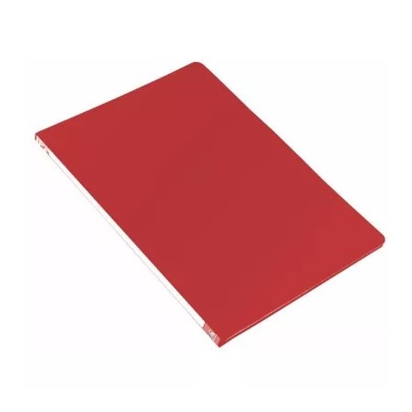 Папка с металическим зажимом Бюрократ А4, пластик 0,5 мм., арт. PZ05C-RED