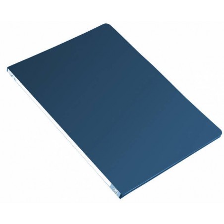 Папка с металическим зажимом Бюрократ А4, пластик 0,5 мм., арт. PZ05C-BLUE