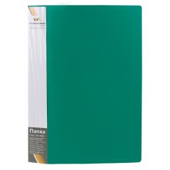 Папка с прозрачными вкладышами WORKMATE "U-Save" А4, 30 листов, 20 мм корешок,  зеленая арт.056000300-GREEN