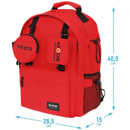 Рюкзак Berlingo многофункциональный "Discovery neon" 40,5*28,5*15см, 2 отделения, 7 карманов, уплотненная спинка