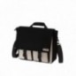Рюкзак-сумка Berlingo "Square black" 33*29*12см, 1 отделение, 4 кармана, уплотненная спинка