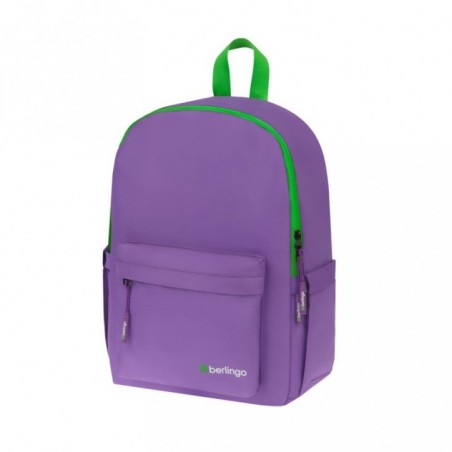 Рюкзак Berlingo "Regular purple", 40*27*16см, 1 отделение, 3 кармана, уплотненная спинка