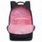Рюкзак Grizzly, 24*37,5*12см, 1 отделение, 1 карман, укрепленная спинка, черный-розовый