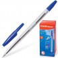 Ручка шариковая ERICH KRAUSE  R-301, корпус прозрачный, 1 мм, синяя