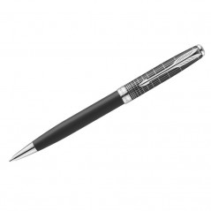 Ручка шариковая "Sonnet Black Contort Cisele CT", черная, 1,0мм, поворотный механизм, подар.уп.
