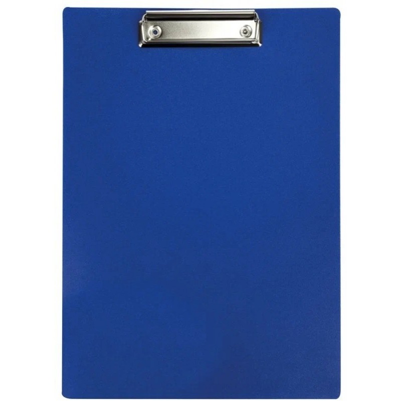 Папка-планшет для бумаги с зажимом сверху А4 РЕГИСТР пластик, синий цвет арт. PD-2/295V