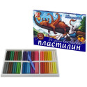 Пластилин "Фантазия" Луч 24 цвета, 420гр., восковой, со стеком, картон