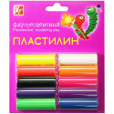 Пластилин "Флюрисветики" Луч 10 цветов, 160гр, со стеком, европодвес