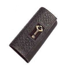 Карманный футляр для ключей «Ключ» Макей из натуральной кожи с художественной вставкой.