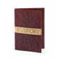 Обложка для паспорта «Роза ветров» Макей из натуральной кожи 