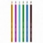 Карандаши с двухцветным грифелем Berlingo "SuperSoft. 2in1", 06шт., 12цв., картон., европодвес