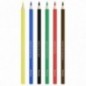 Карандаши цветные Berlingo "SuperSoft. Замки", 06цв., заточен., картон, европодвес