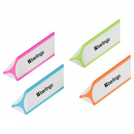 Ластик Berlingo "Triangle Pro", треугольный, скошенный, термопластичная резина, 57*16*16мм